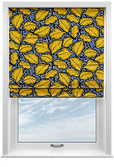 Magali, Ochre - Roman Blind